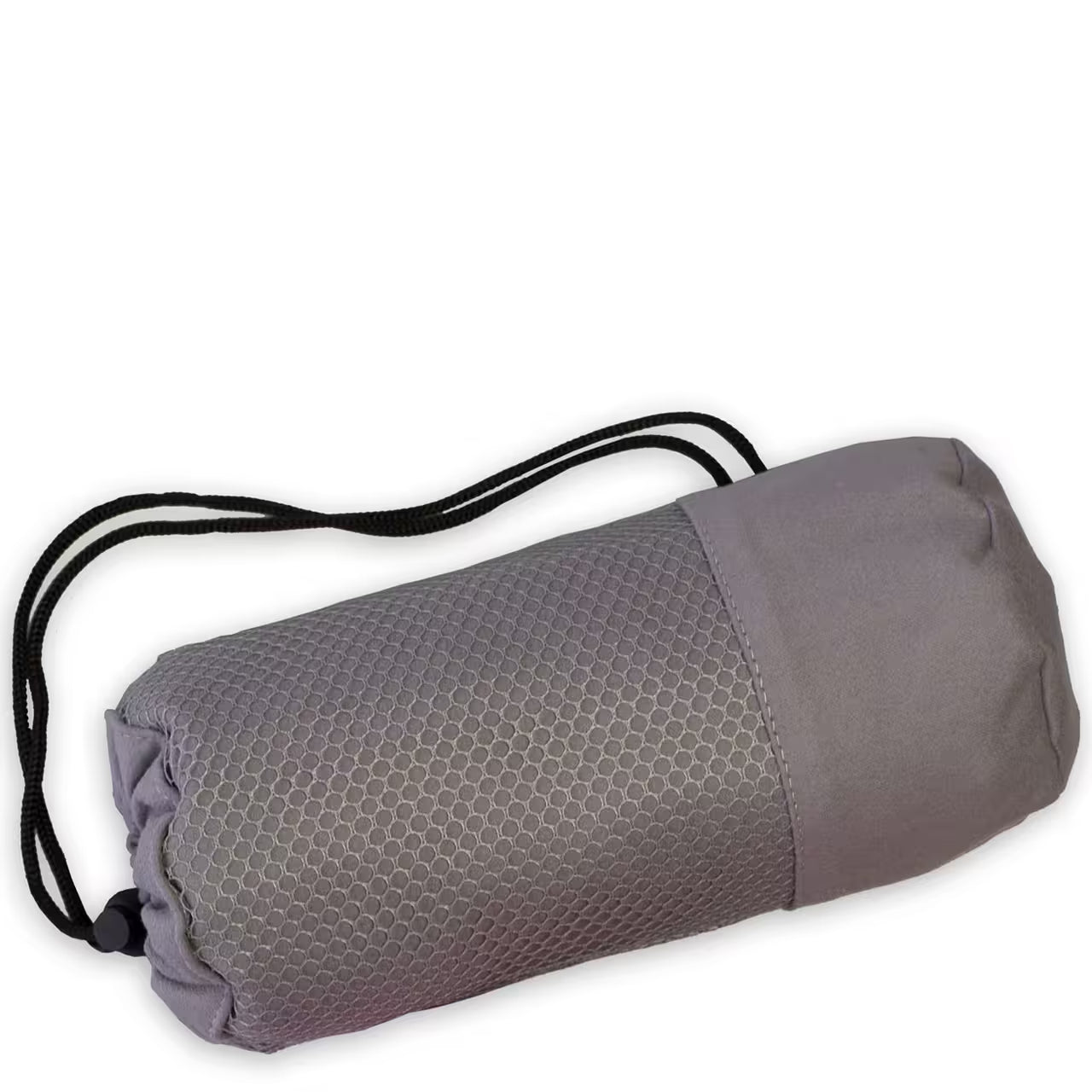 Rýchloschnúca osuška FITNESS BAG sivá