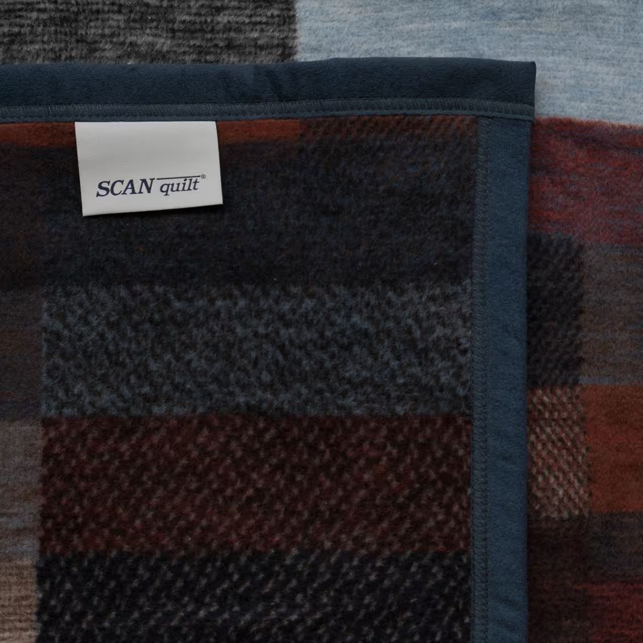 Deka VELURO denim kocka