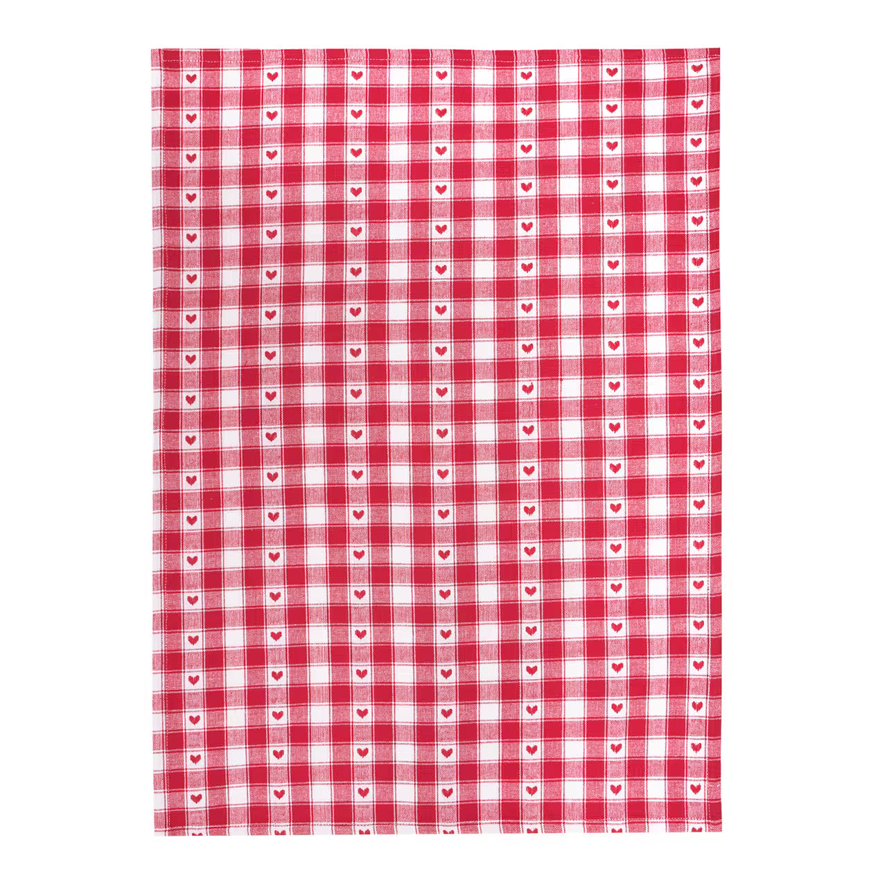 Utierka DESIGN + BOARD káro srdce červená