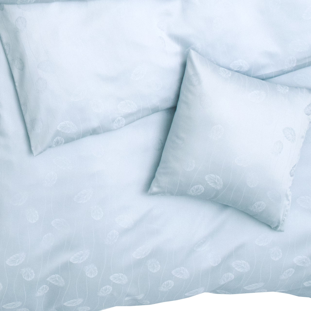 Obliečky EXCLUSIVE TENCEL PLUS pierka svetlá modrá
