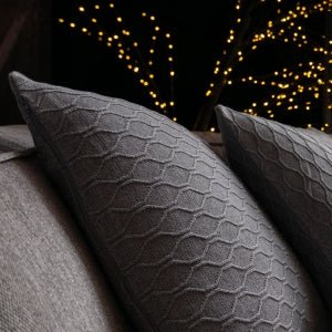 Dekoračný návlek IMPERIAL špirálky sivá