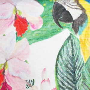 Dekoračný návlek FLORA papagáje