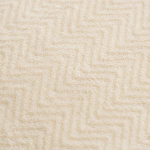 Dekoračný návlek ROYAL cik-cak smotanová