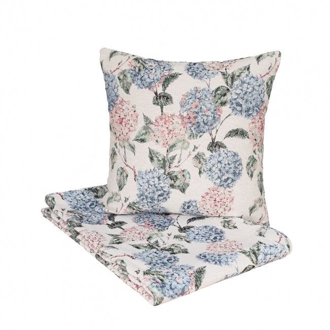 Dekoračná prikrývka SOFA hortensie