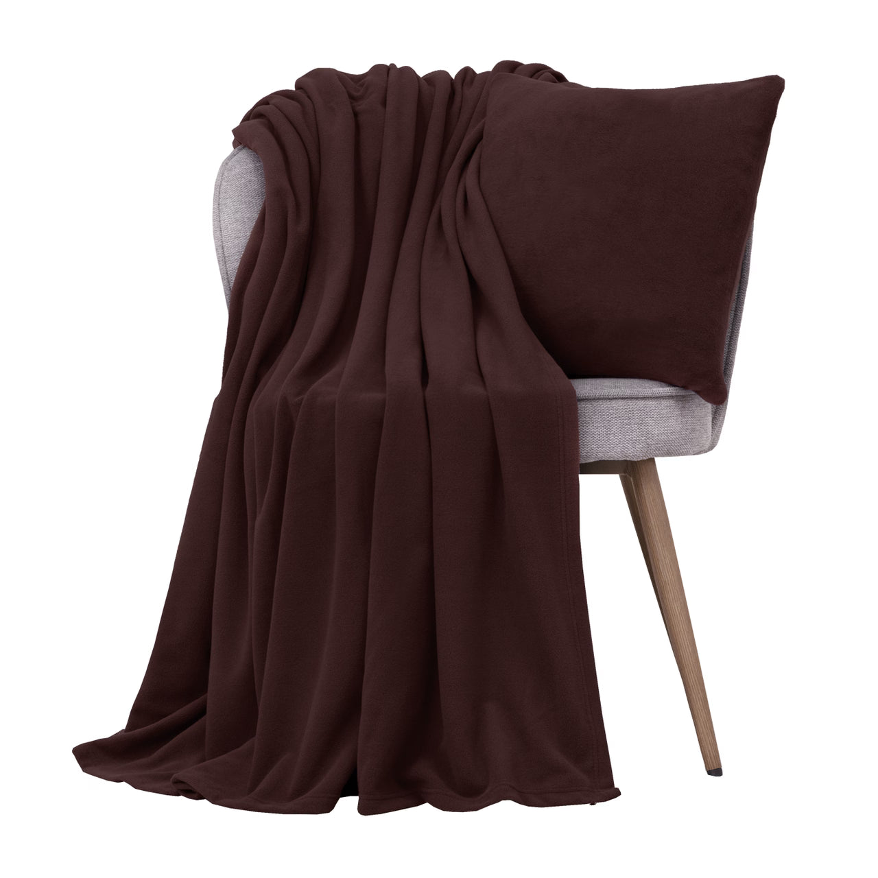 Dekoračný návlek BELLA tmavá hnedá