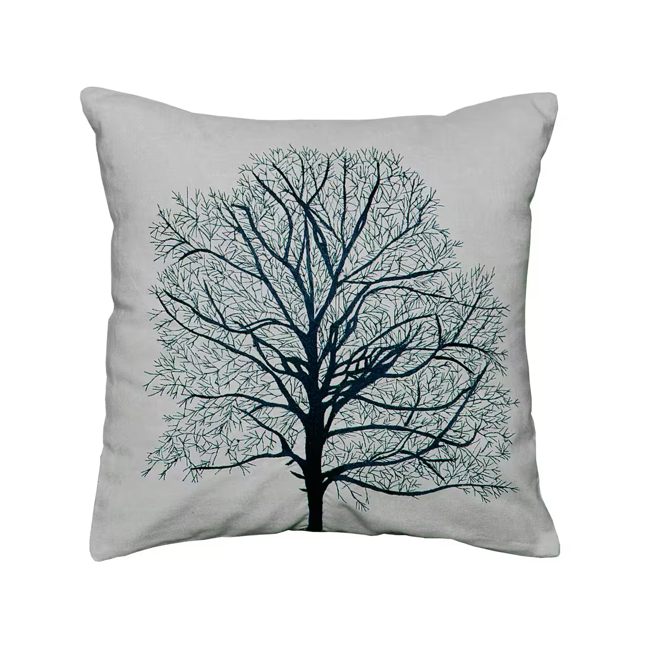 Dekoračný návlek ART NATURE big tree sivá modrá