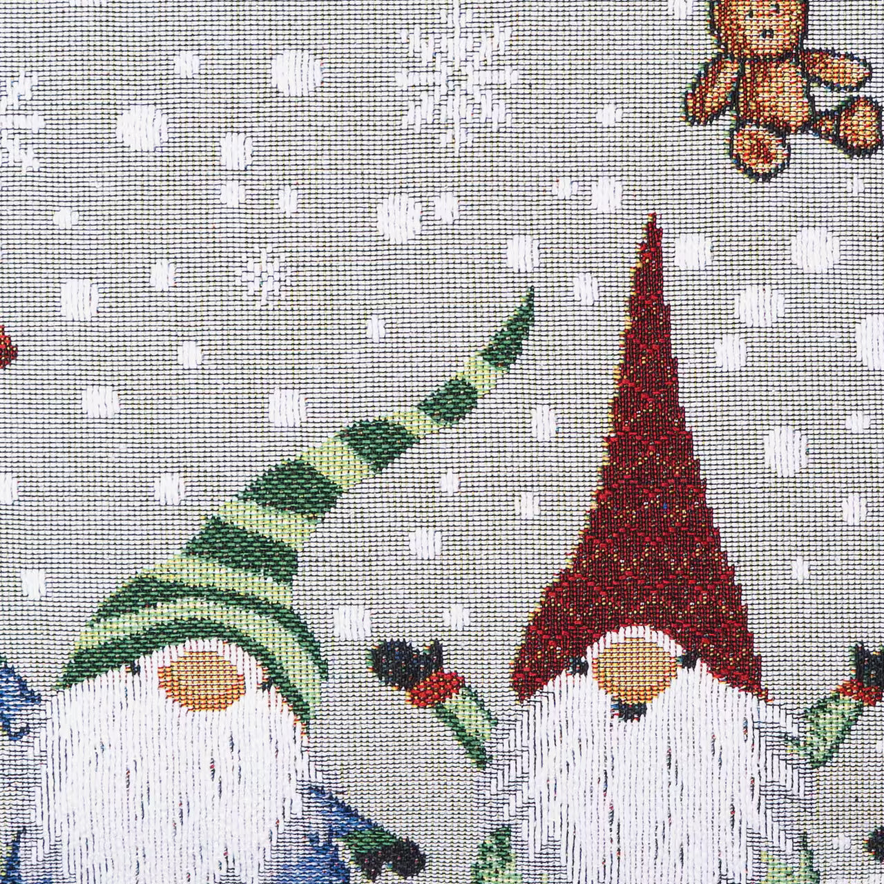 Dekoračný návlek MOTIV elfovia s darčekmi