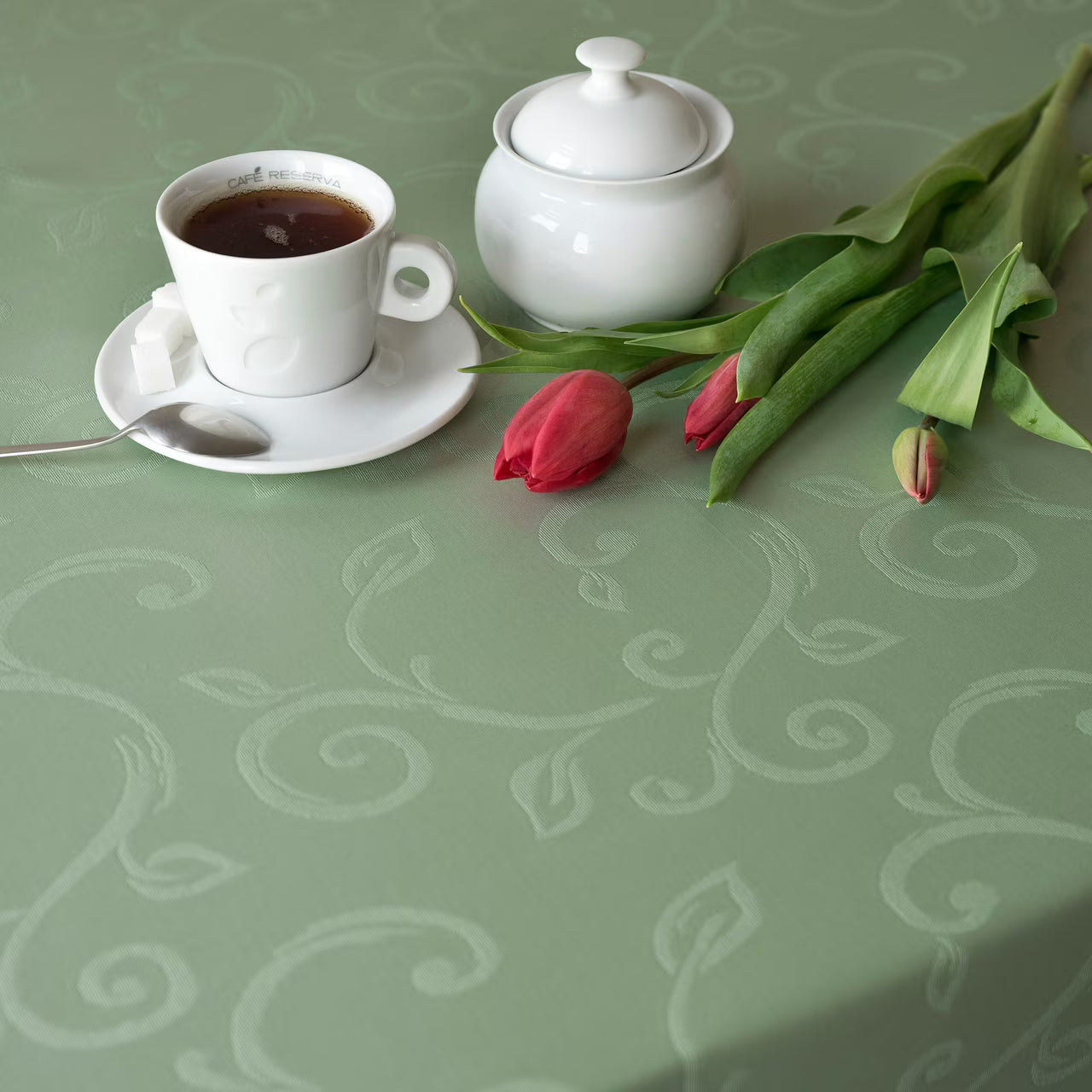 Obrus KAN 23917 eukalyptová