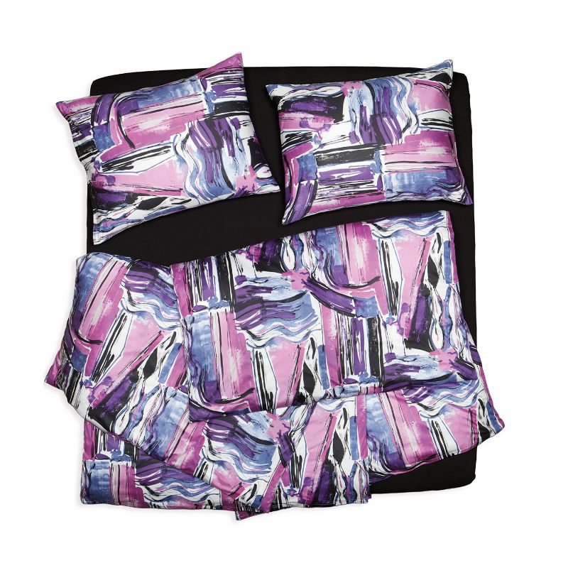 Obliečky ART JERSEY fantasy ružová fialová