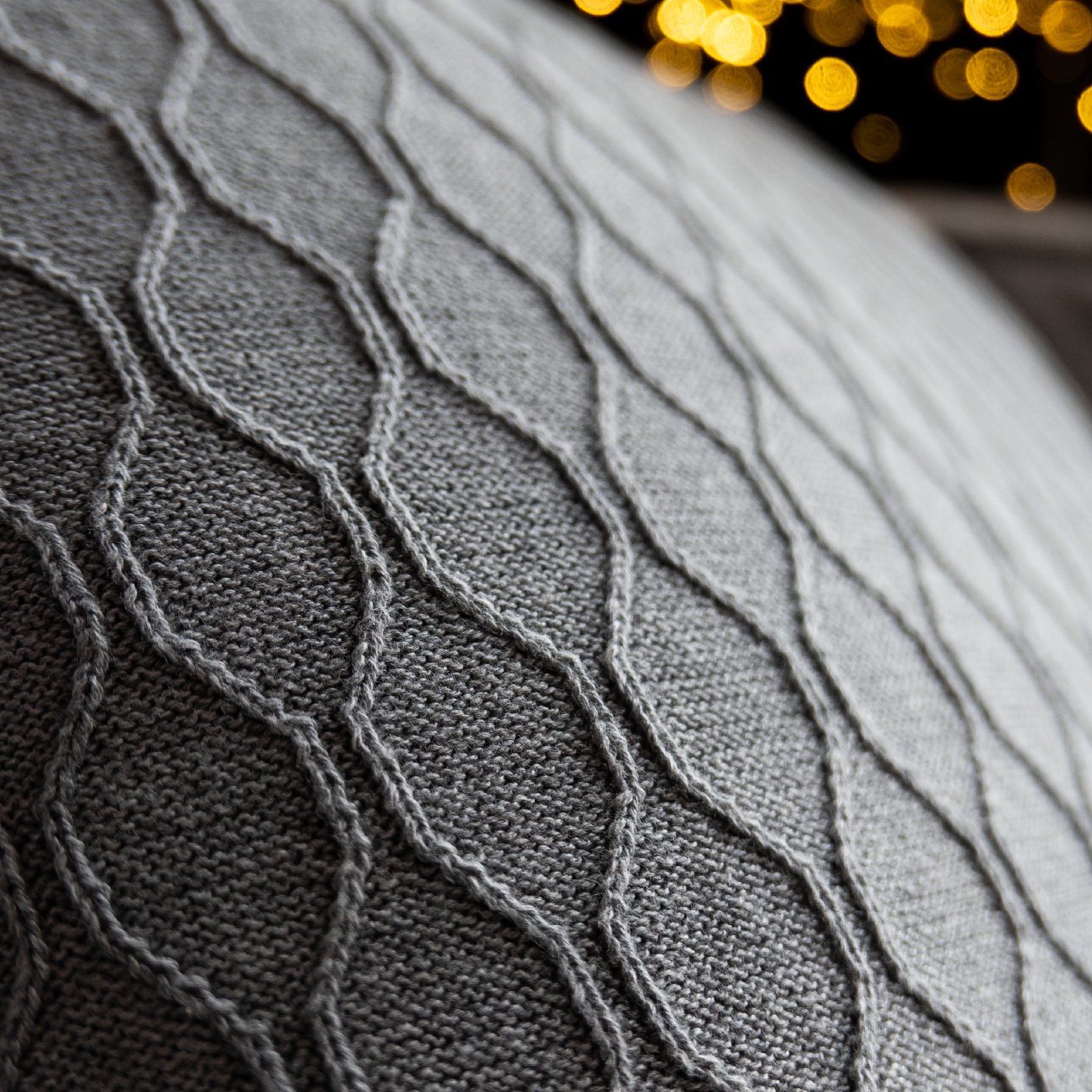 Dekoračný návlek IMPERIAL špirálky sivá