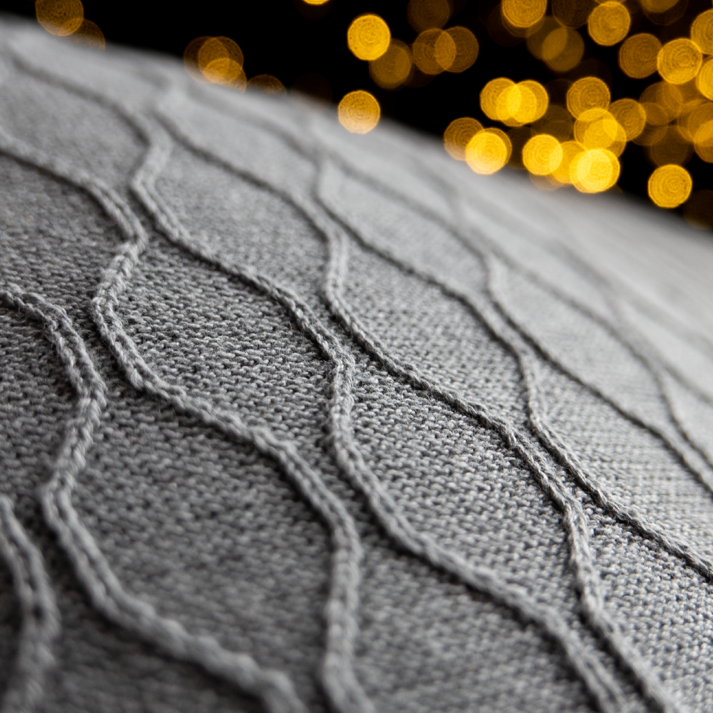 Dekoračný návlek IMPERIAL špirálky sivá