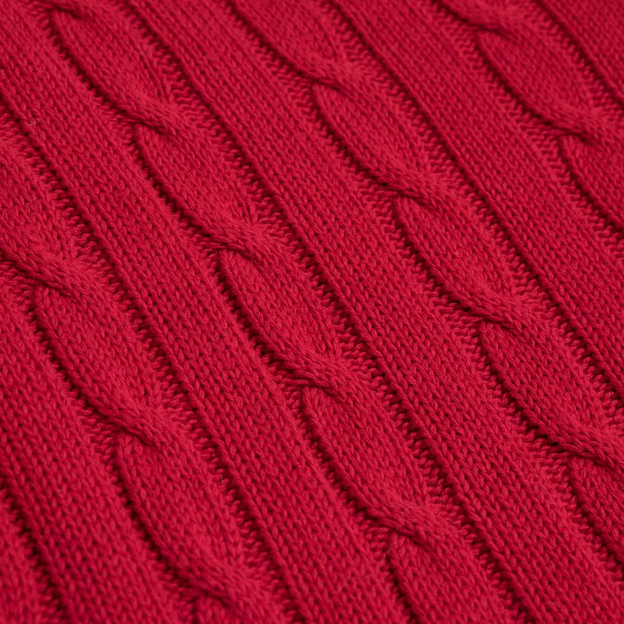 Deka pletená IMPERIAL červená