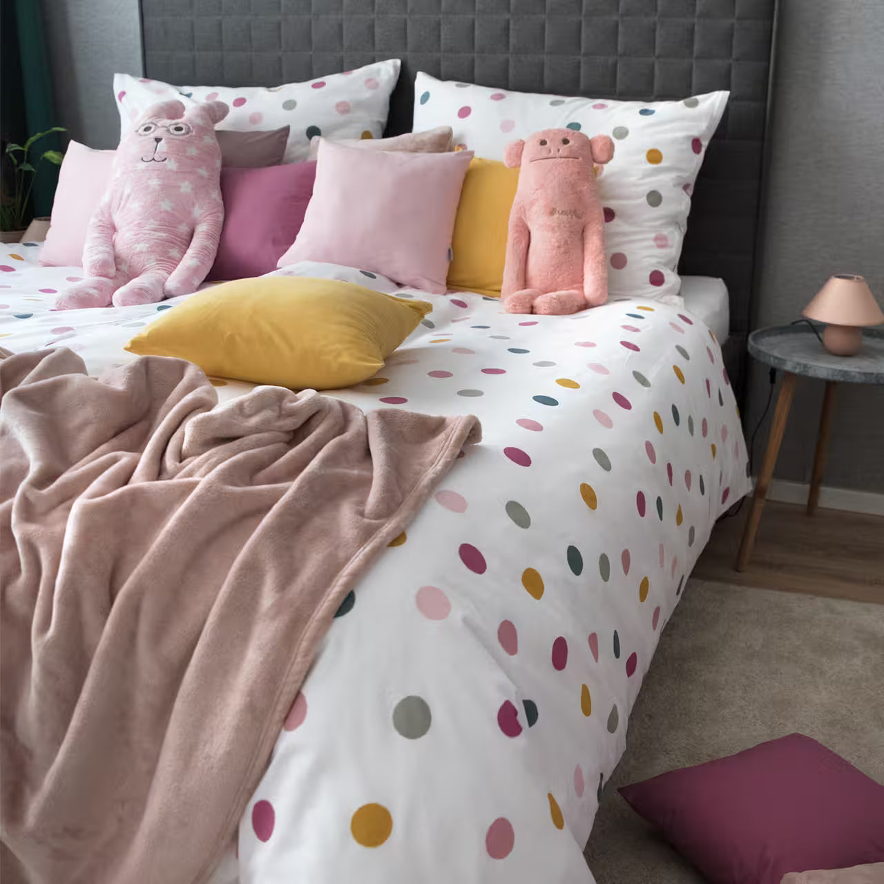 Obliečky KLASIK bodky multi