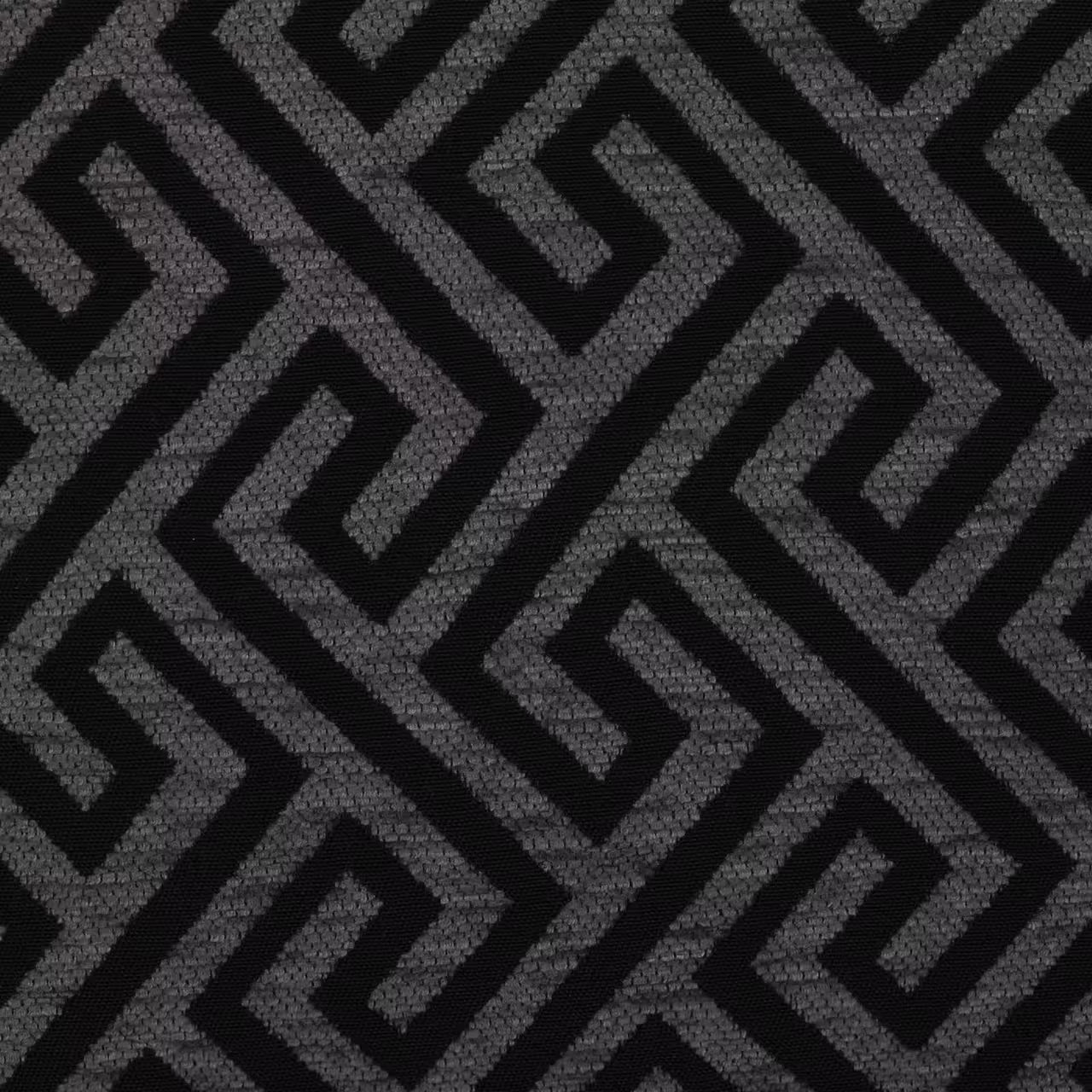 Dekoračný návlek SOFAS kristal sivá čierna