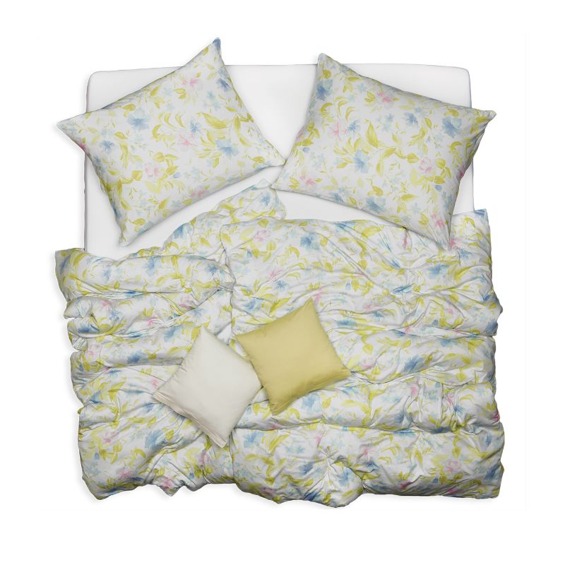 Obliečky JERSEY kvety pastelová