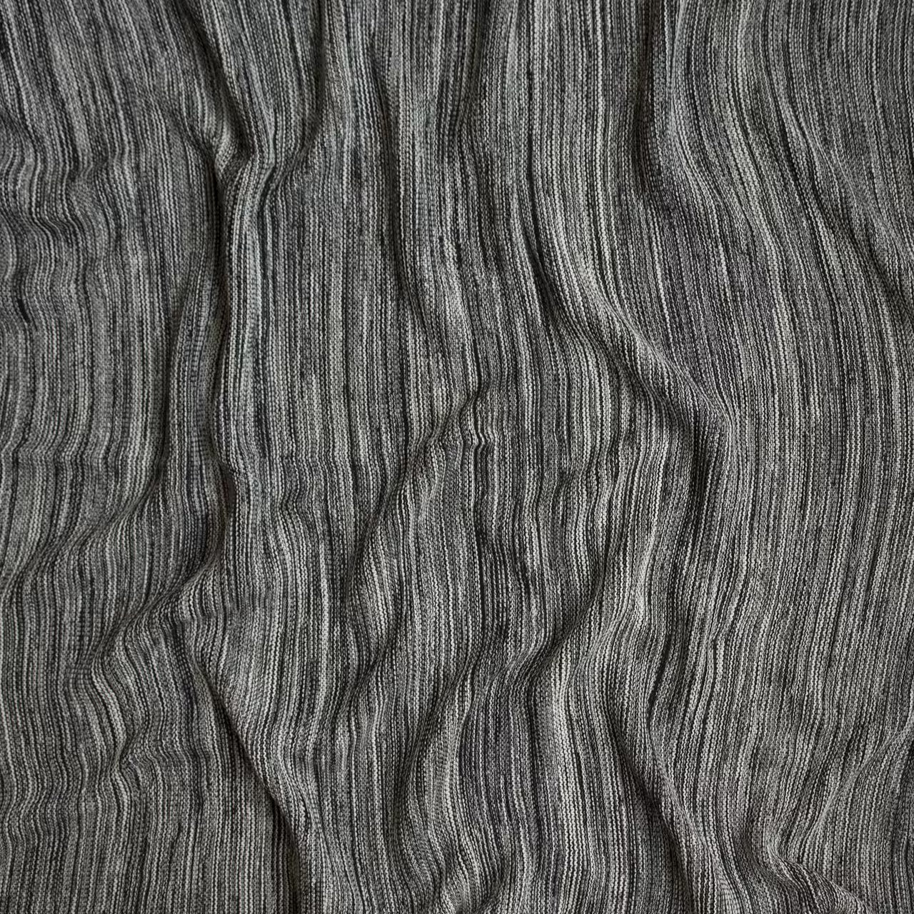 Deka pletená MELANGE melír čierna