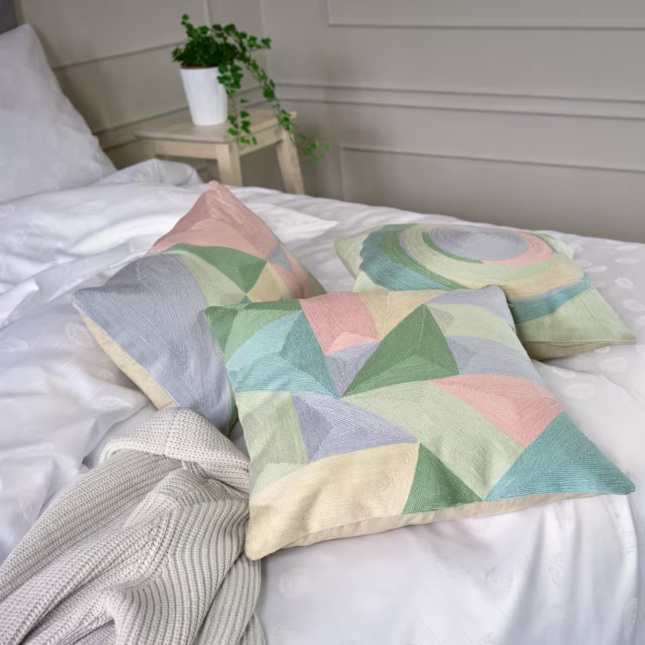 Dekoračný návlek ART COLOURS rondo pastelová