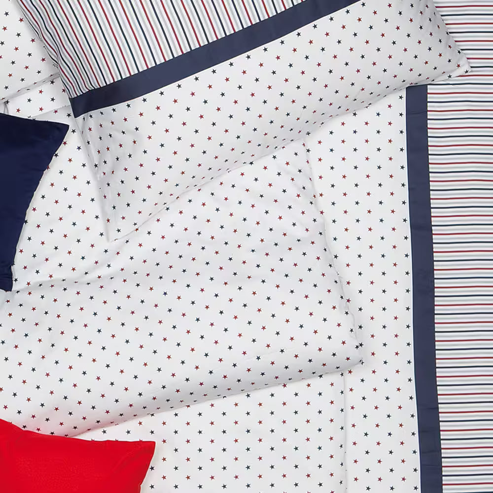 Obliečky SATÉN PLUS hviezdy pruhy