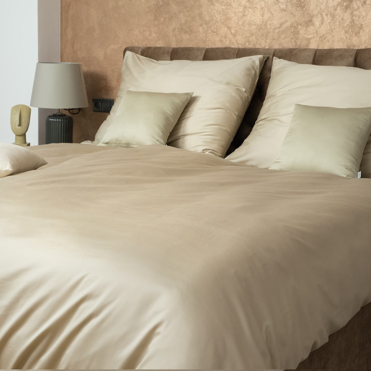 Obliečky SATÉN TENCEL PLUS béžová