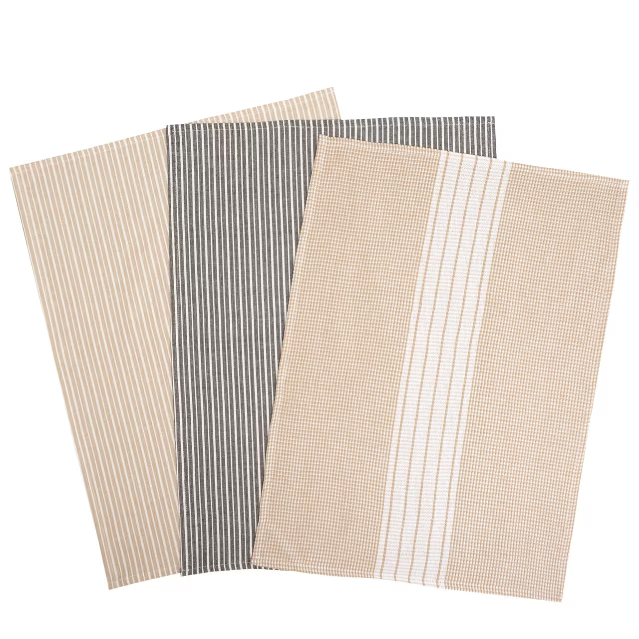 Utierka TRIO + HOLDER prúžky béžová sivá