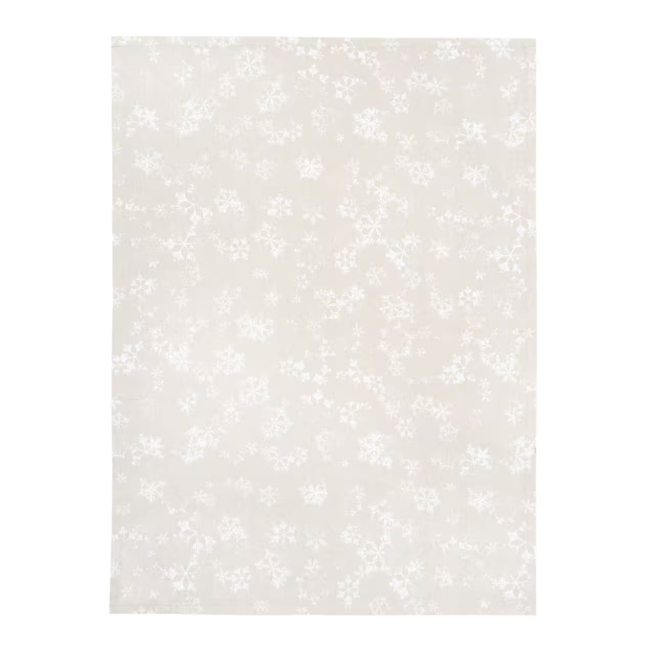 Utierka DEKORO vločky béžová biela