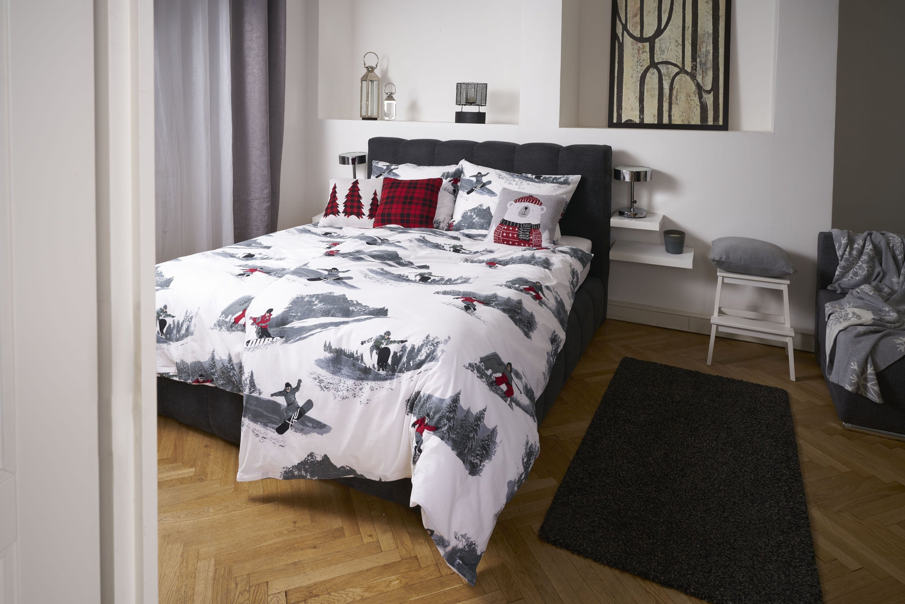 Spálňa v zimnom šate