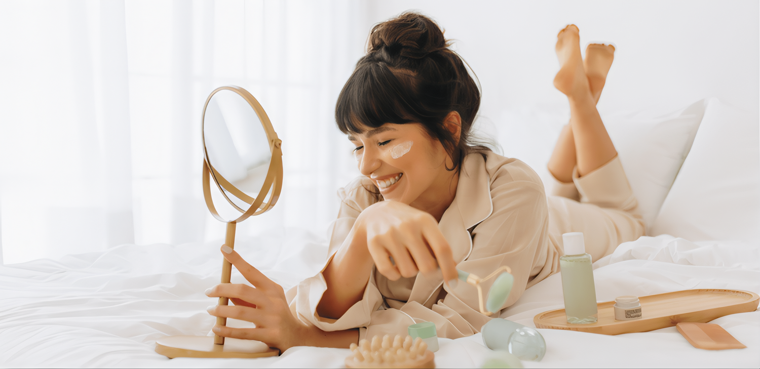 Vankúš, obliečky, uteráky a dobrá skin care rutin