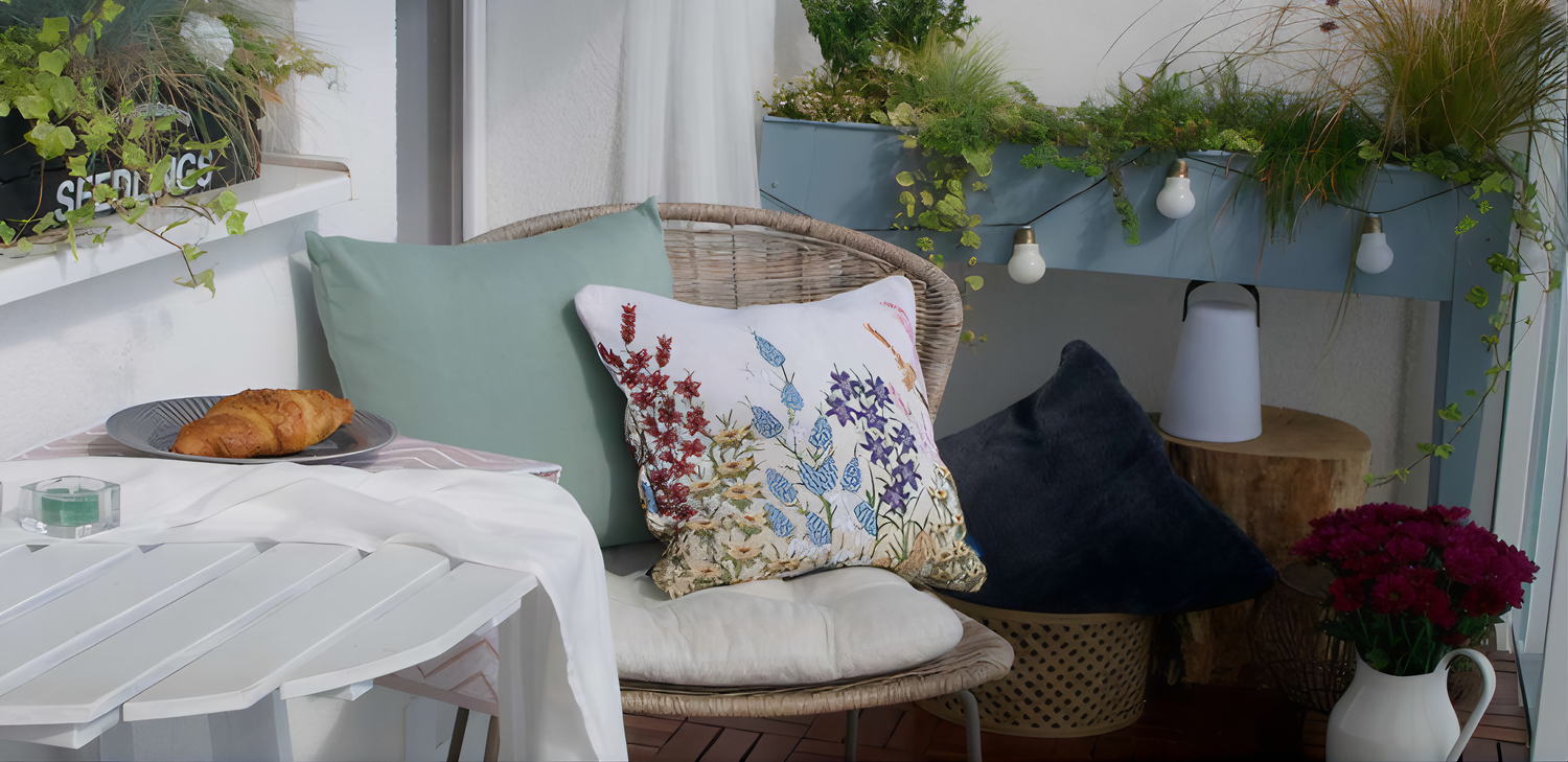 Bytový textil na balkón či terasu