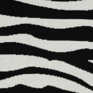 Dekoračný návlek pletený DESIGN zebra