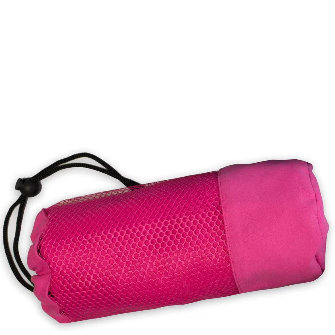 Rýchloschnúca osuška FITNESS BAG ružová