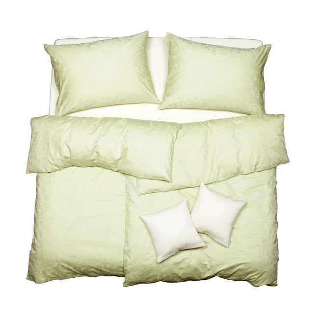 Obliečky ELEGANT PLUS špirály zelená