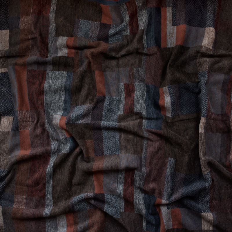 Deka VELURO denim kocka