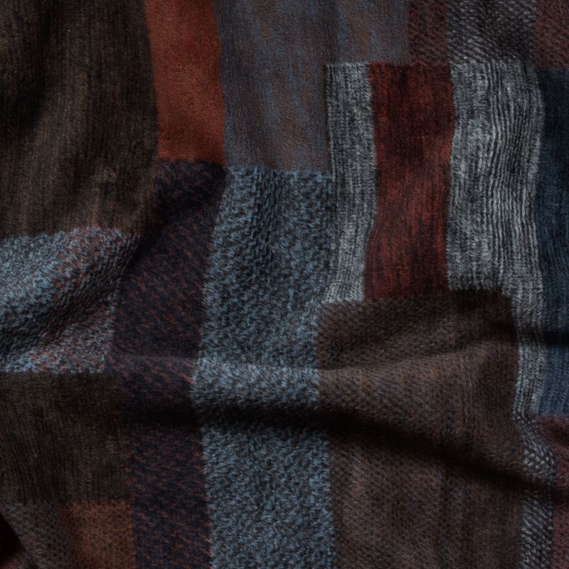 Deka VELURO denim kocka