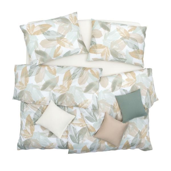 Obliečky SATÉN PLUS listy zlatá