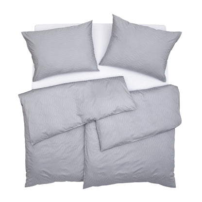 Obliečky ELEGANT PLUS vlnky sivá