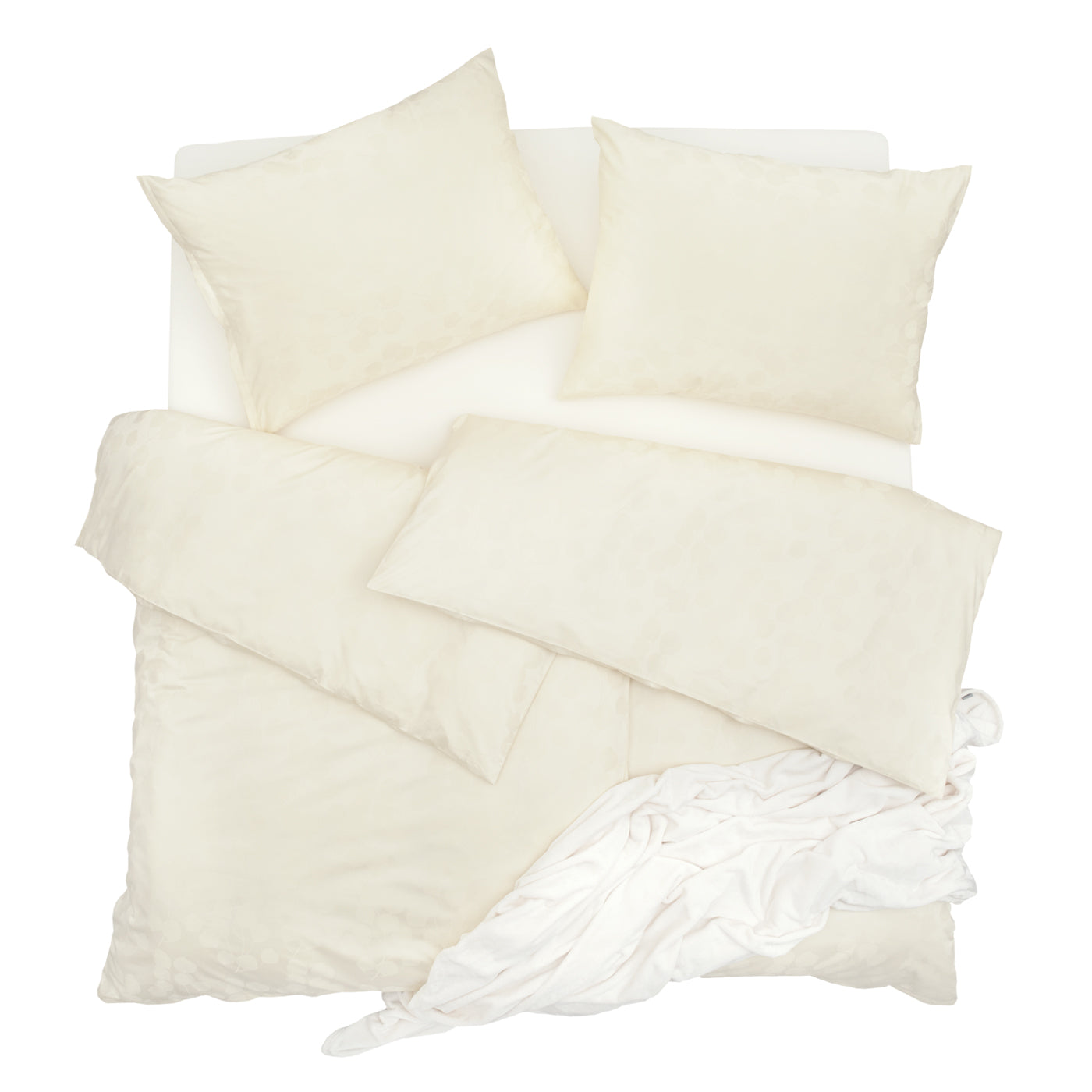 Obliečky ELEGANT PLUS eukalyptus smotanová