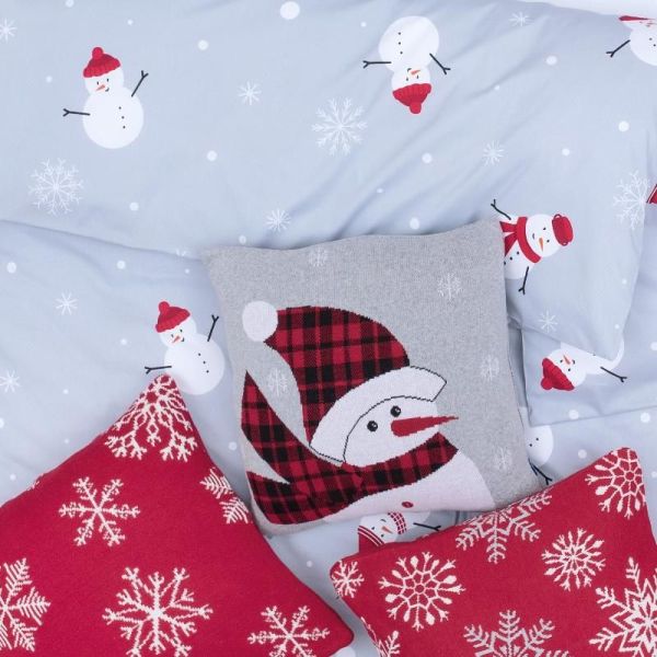 Obliečky FLANEL shenuliaci sivá