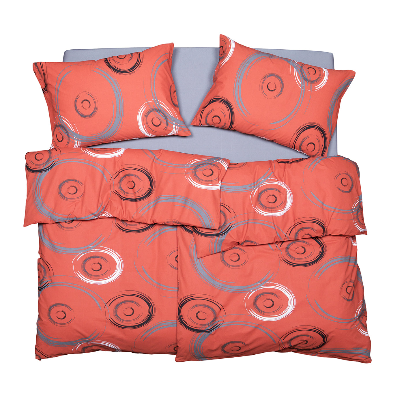 Obliečky KLASIK ovály tehlová