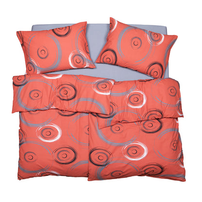 Obliečky KLASIK ovály tehlová