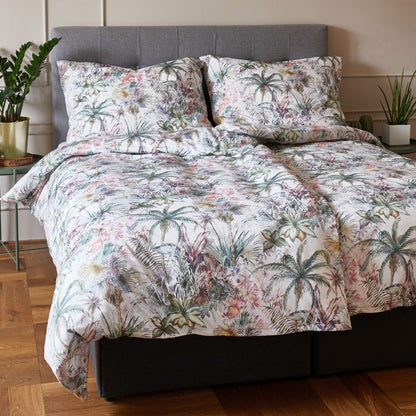 Obliečky SATÉN DESIGN palms pastelová