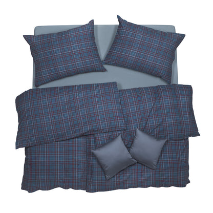 Obliečky KLASIK SOFT kocky modrá