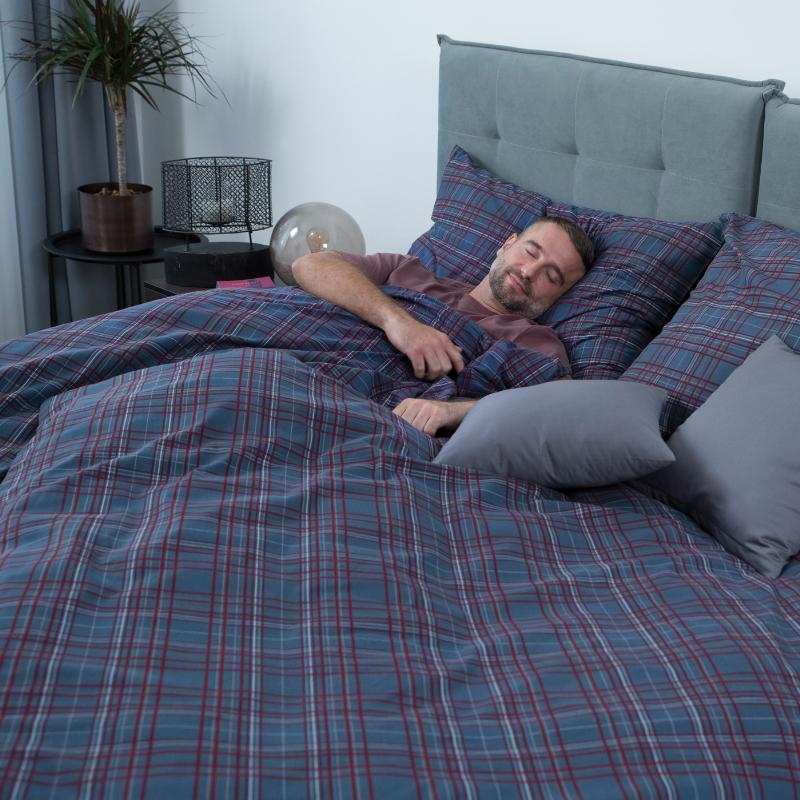 Obliečky KLASIK SOFT kocky modrá