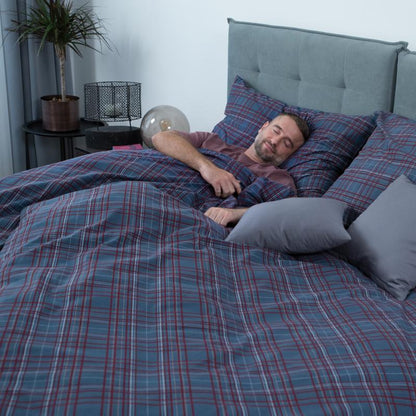 Obliečky KLASIK SOFT kocky modrá