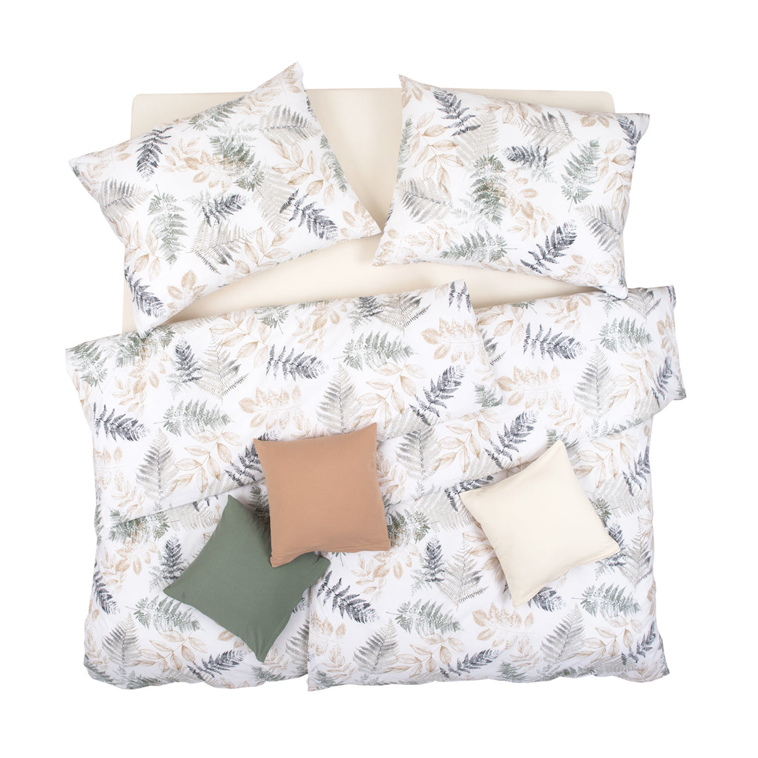 Obliečky KLASIK SOFT papraď khaki