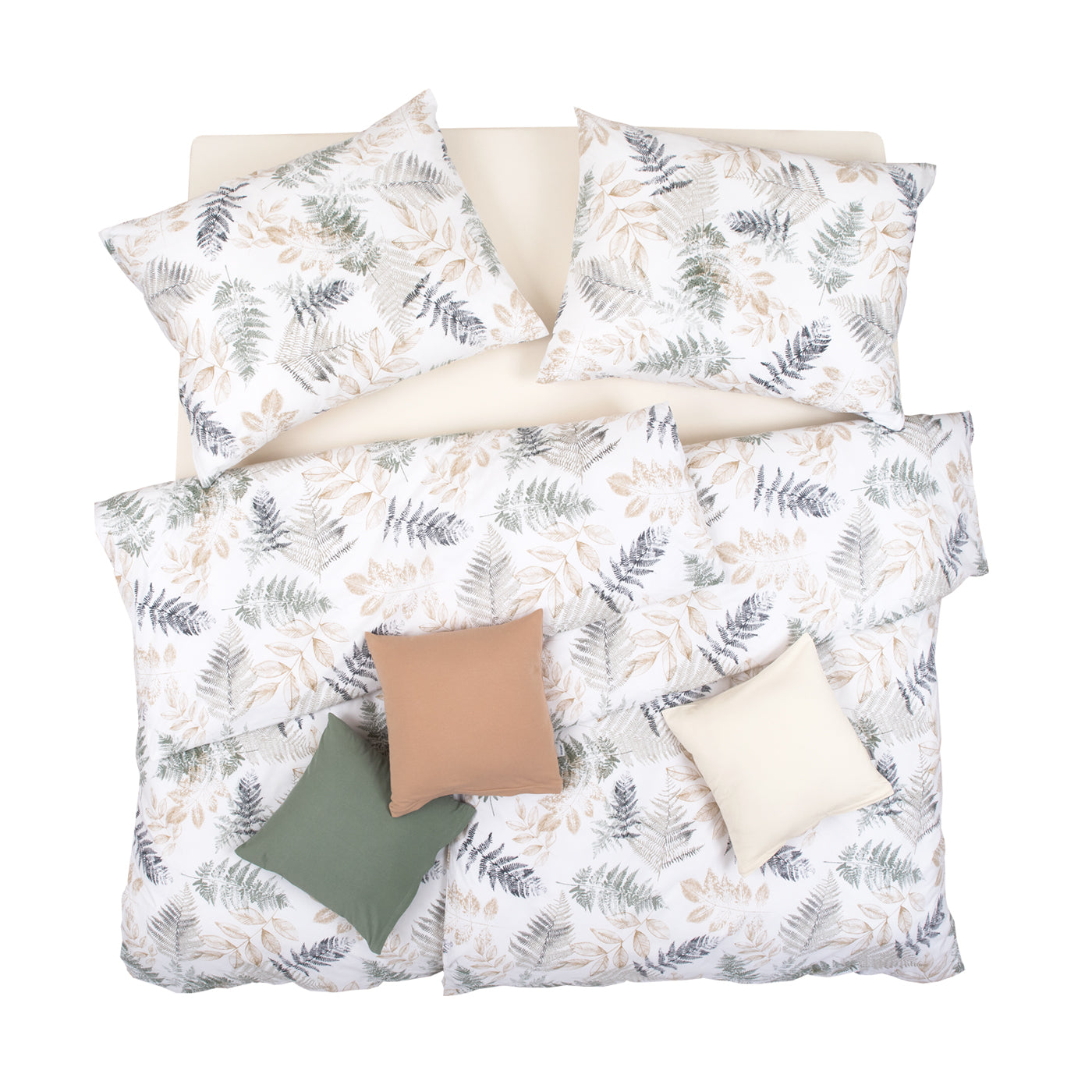 Obliečky KLASIK SOFT papraď khaki