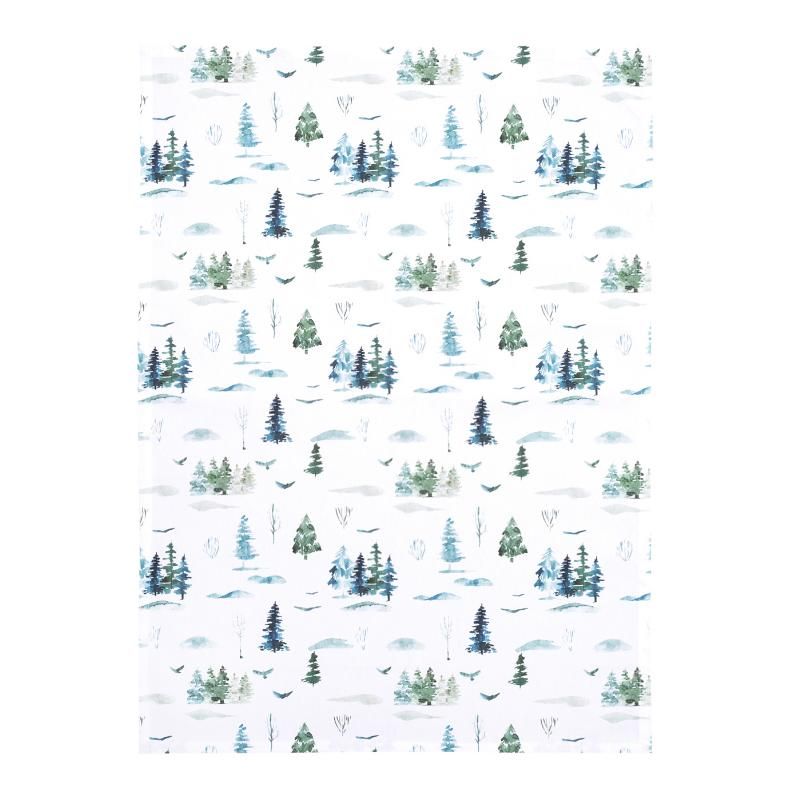 Utierka FLORA stromčeky biela zelená