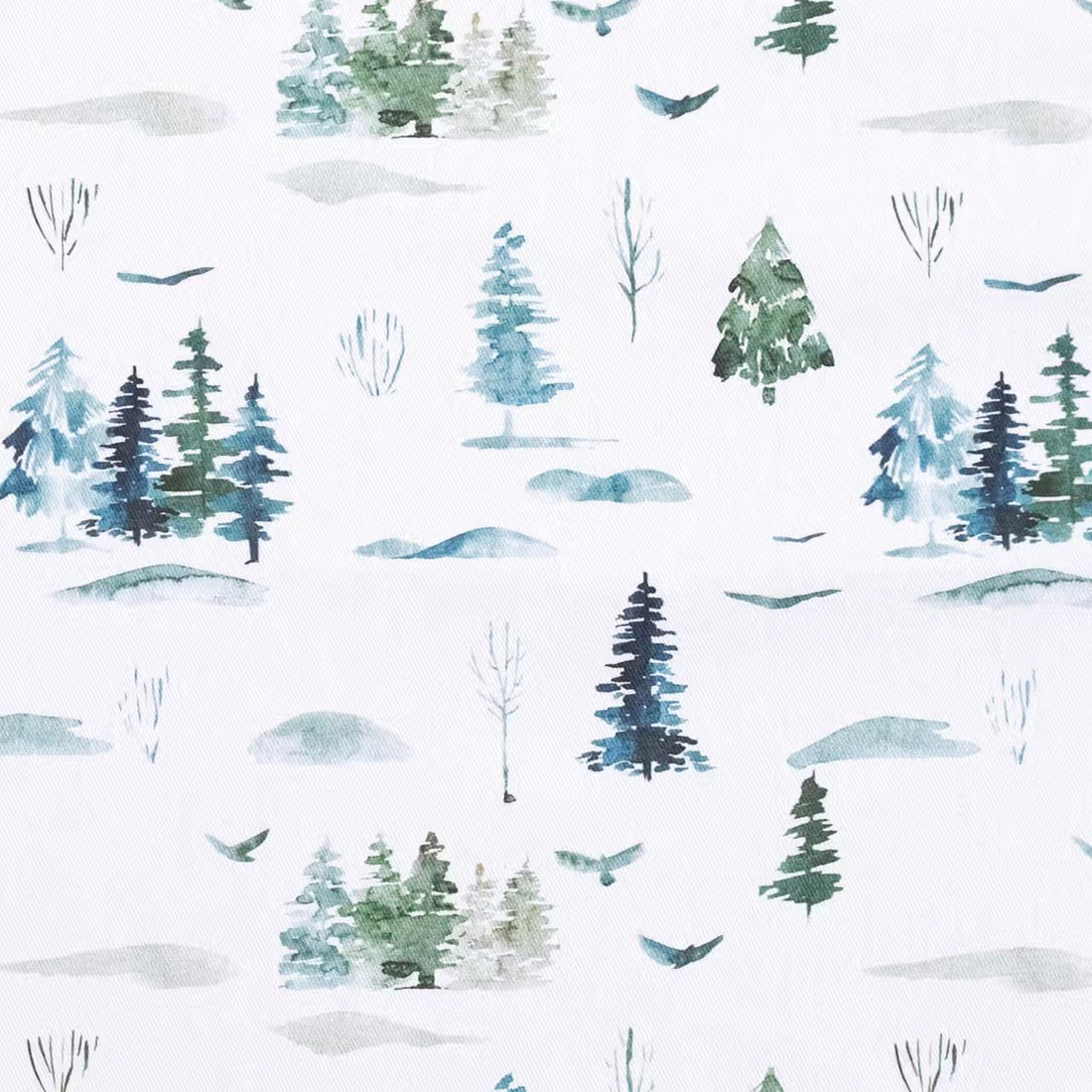 Utierka FLORA stromčeky biela zelená