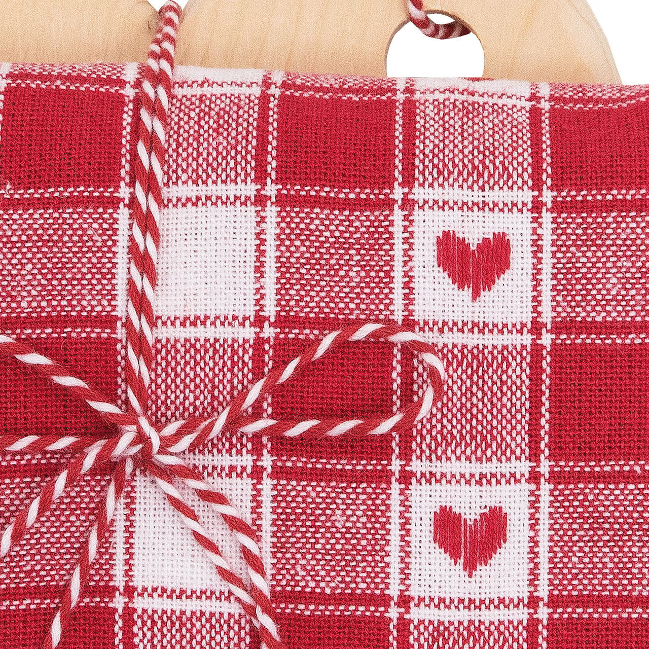 Utierka DESIGN + BOARD káro srdce červená