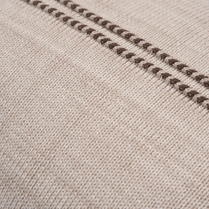 Dekoračný návlek pletený ART DESIGN melír, pruh