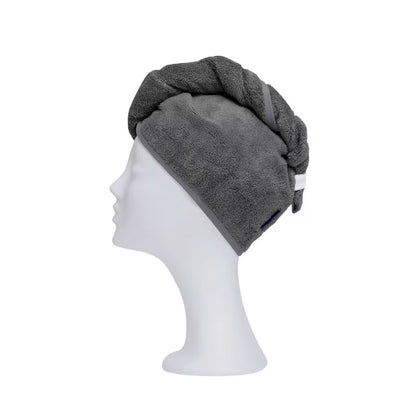 Turban froté MODAL SOFT tmavá sivá